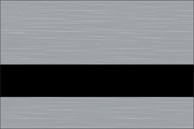 Laserables Metals Brushed Steel Blue/Black Ⓖ LZ-9361