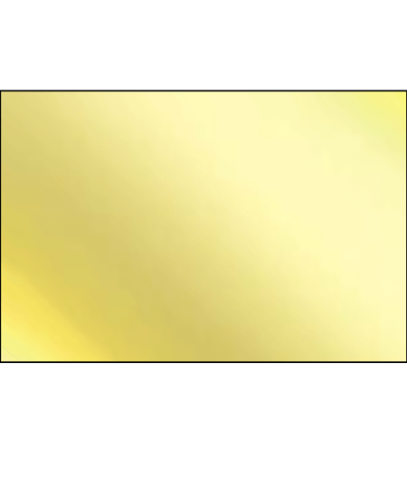 Metal Engraving Sheets Laserable Mirror Gold/Engraves Black Ⓖ 5285