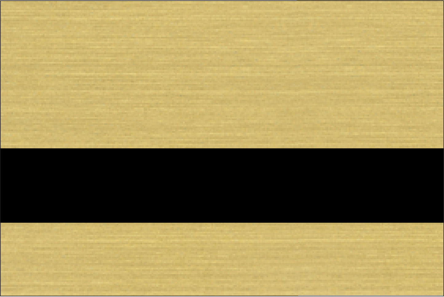 Laserables Metals Brushed Gold/Black with Adhesive Ⓜ LZ-990-12A
