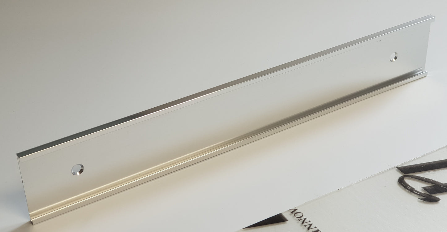 Sign Holders Wall With Holes - Silver HS29-08 & HS29-10