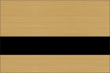Laserables Metals Brushed Brass/Black Ⓖ LZ-910