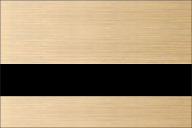Laserables Metals Brushed Radiant Gold/Black Ⓖ LZ-994