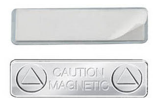 Badge Magnets Adhesive Magnabadge with Adhesive (All metal) M9525 (M-01)