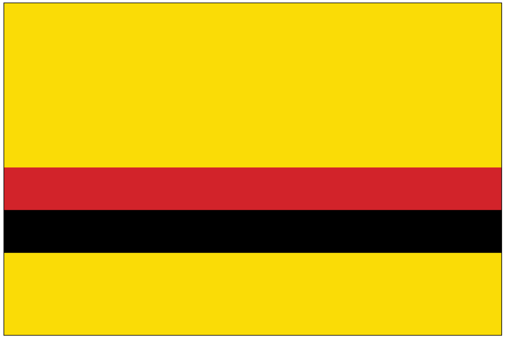 ITL923-764 IPI Laserable 1.6mm Tri-Layer Yellow / Red / Black