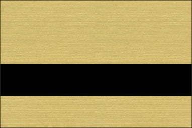 Laserables Ultra Thins Brushed Gold/Black Ⓖ ULT-90