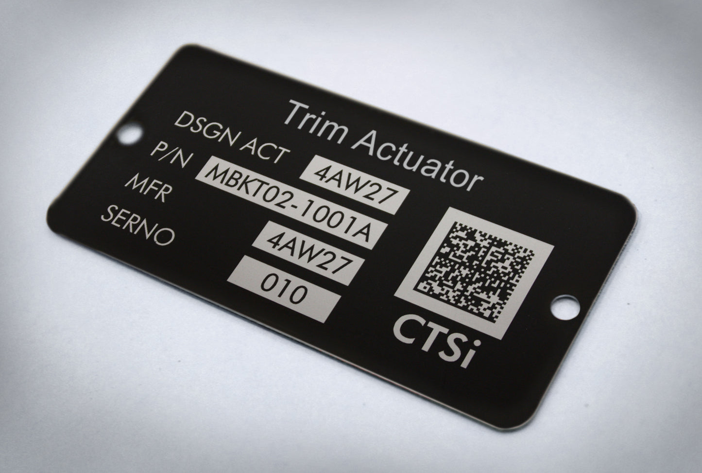 Metal Engraving Sheets Laserable Black/Engraves White Ⓜ 5974