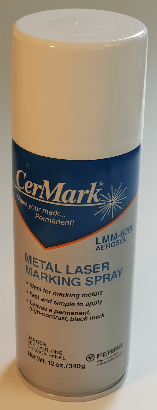 Metal Marking Compounds Cermark Metal Marking Spray Black